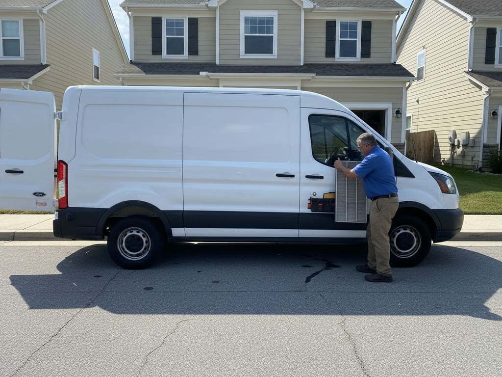 Pulse Air Duct Cleaning team on the job